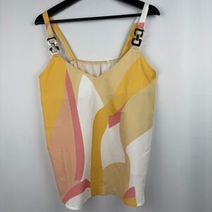 Y2K 80s Camisole Linked Chain‎ Straps Womens No Tag See Description